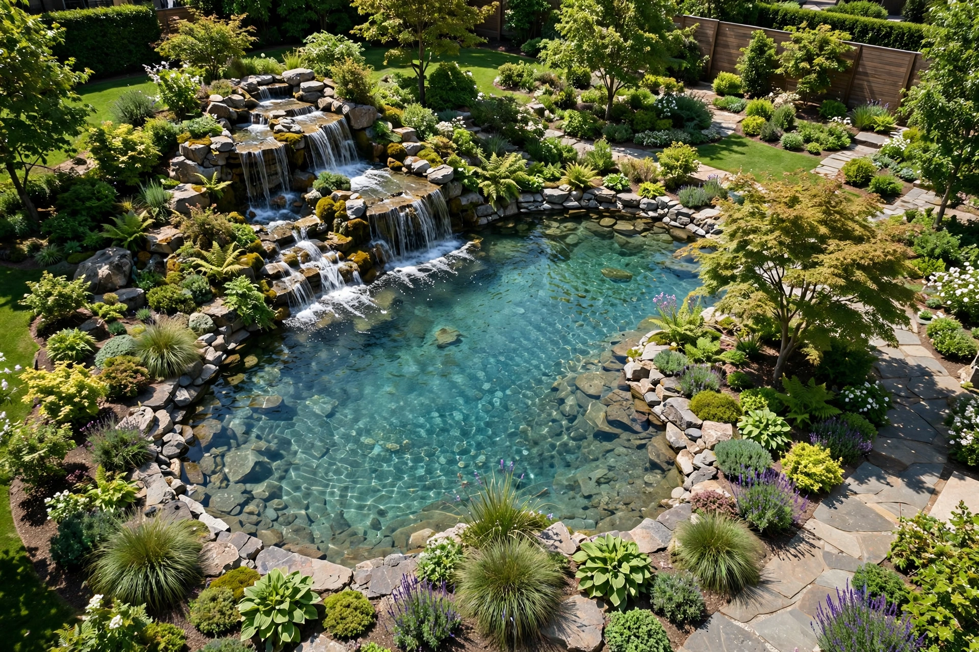 Pond liner guide